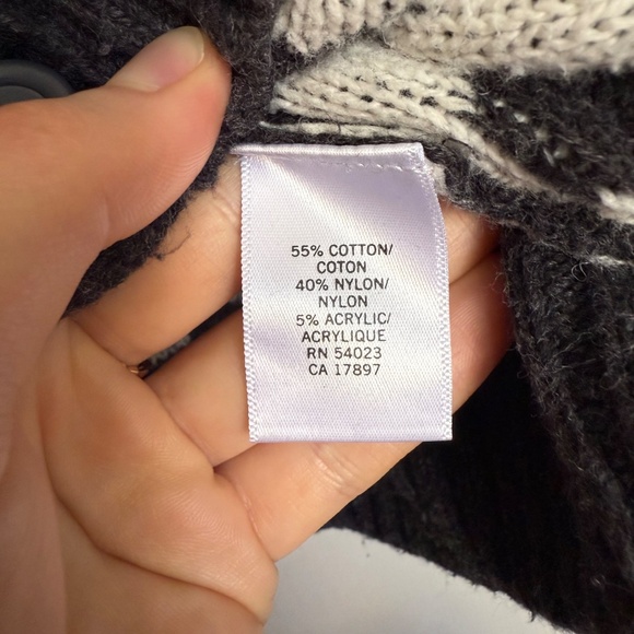 Hive & Honey Black and White Leopard Cardigan size M - Picture 6 of 8